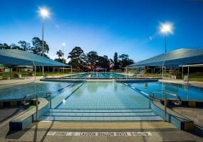 Image pf public aquatic centre pool