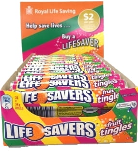 lifesaver mints spark in the dark
