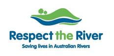Respect the River logo in blue and green