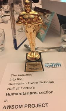 Image of the award received by the AWSOM Project