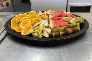 delicious fruit platter