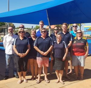 Remote Pool Managers gathered by the Pool at Exmouth