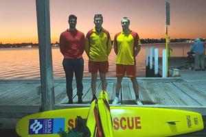 Royal Life Saving WA's lifeguard team at the Melville Midwinter 2022 event
