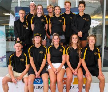 WA's team on the podium at the National Championships