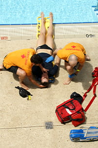 2020 Pool Lifeguard Challenge SERC spinal injury