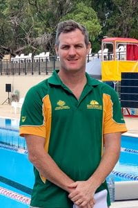 Australian Life Saving Team coach Andrew Bowden