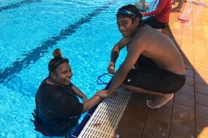 Participants at a Bronze Medallion course in Port Hedland