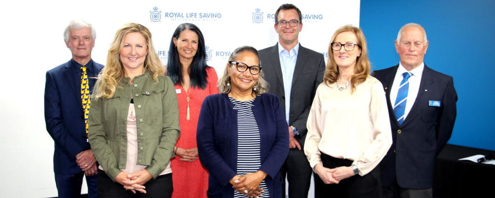 Royal Life Saving WA Board members at the 2020 AGM