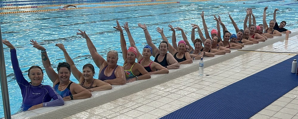 Aqua Skills ladies at artistic swimming trial