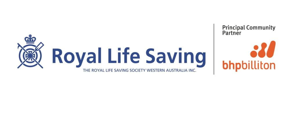 Royal Life Saving Log and BHP Billiton Logo
