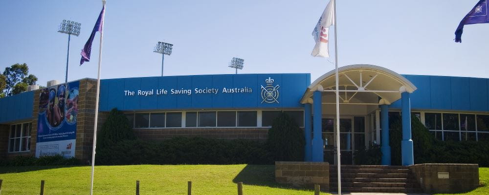 Image of the front of the Royal Life Saving WA head office