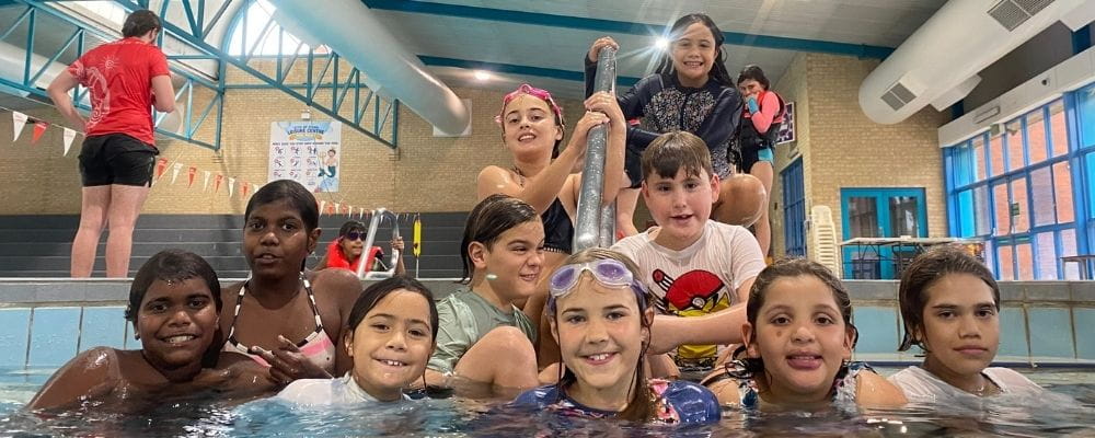 Children in the pool at Swan Active Midland 
