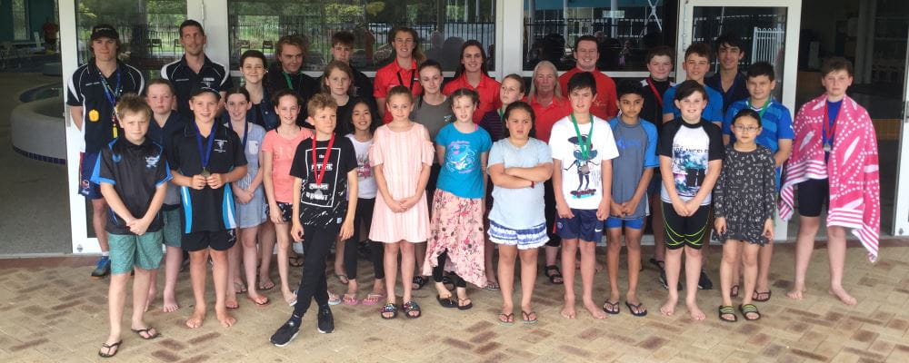 Children and instructors standing in front of Swan Active Beechboro during their JLC Carnival