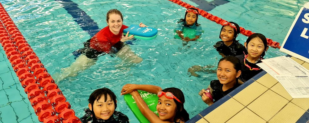 Perth Myanmar community swimming lessons