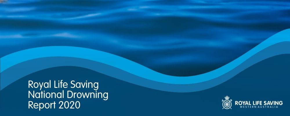 An image stating Royal Life Saving National Drowning Report 2020