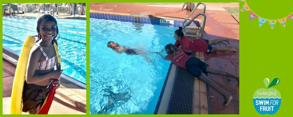 Indigenous children enjoying the Newman Aquatic Centre