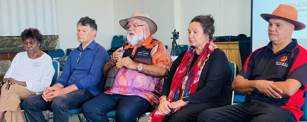 Members of Pilbara Aboriginal Voice and Danjoo Koorliny