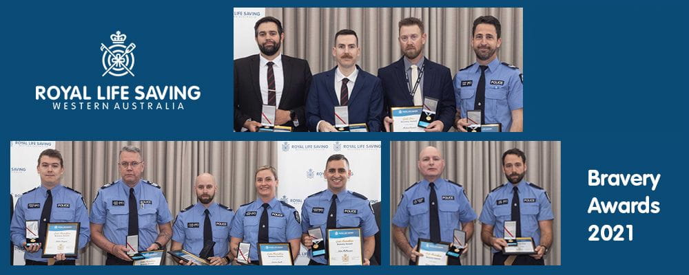 Police Officers awarded at the 2021 Bravery Awards