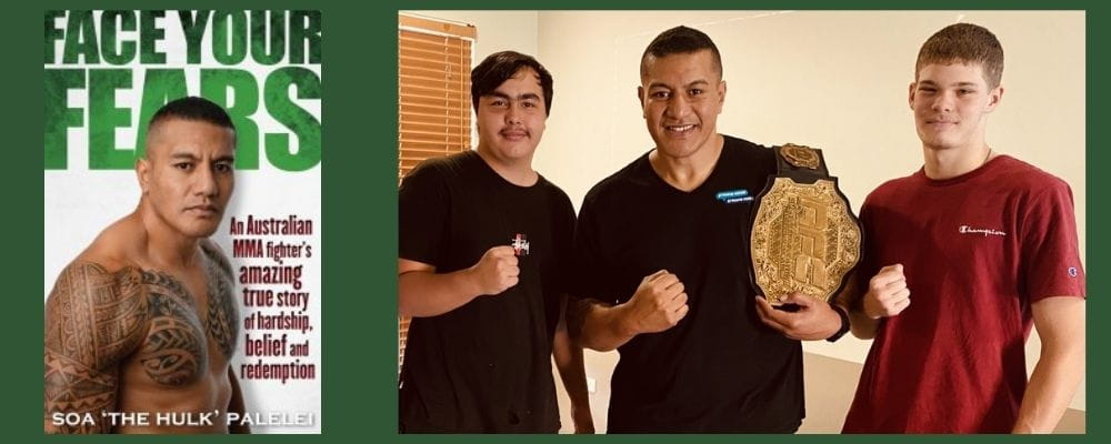 Soa “The Hulk” Palelei with Talent Pool participants in Port Hedland