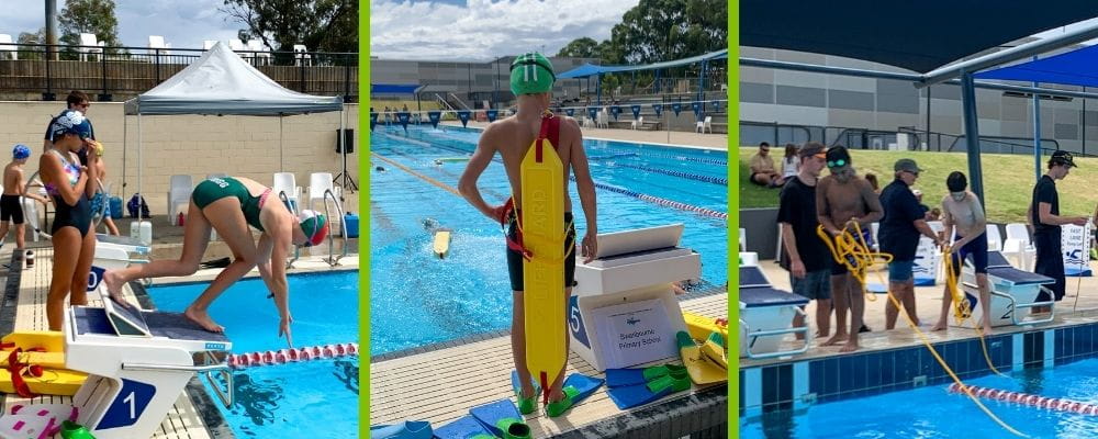 images from the 2022 Pool Lifesaving Season Opener event