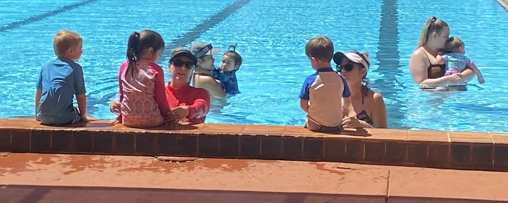 Infant Aquatics class at Newman Aquatic Centre