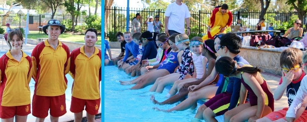 Royal Life Saving WA lifeguards at the Subi PS pool opening