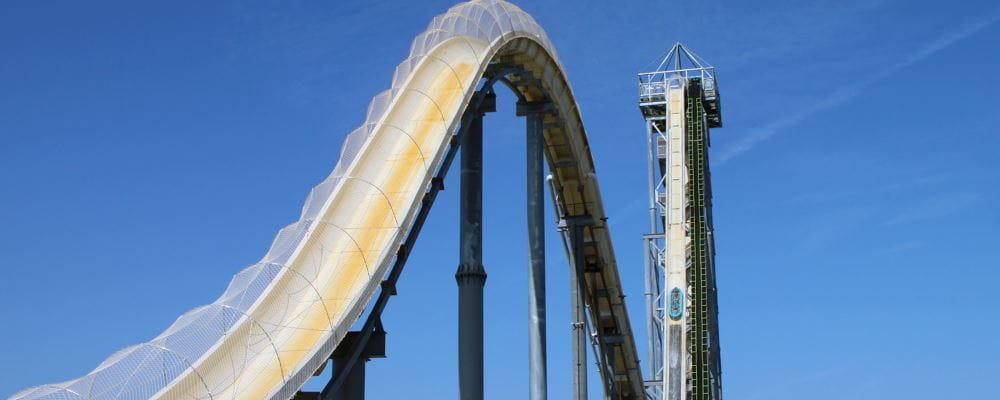 image of the verruckt water slide