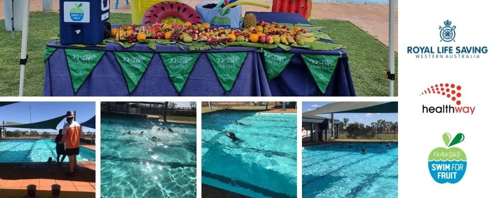 images from the 2022 Wiluna Swim for Fruit season