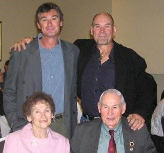 Joyce and Ray Martin with their sons Ray Junior and John