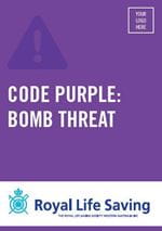 Emergency lanyard Code Purple image