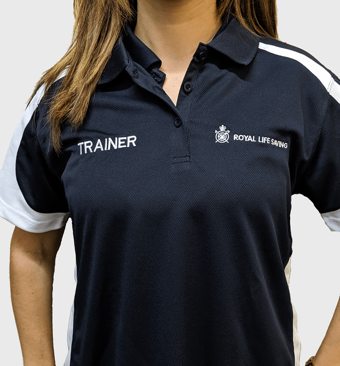 Royal Life Saving WA course trainer shirt