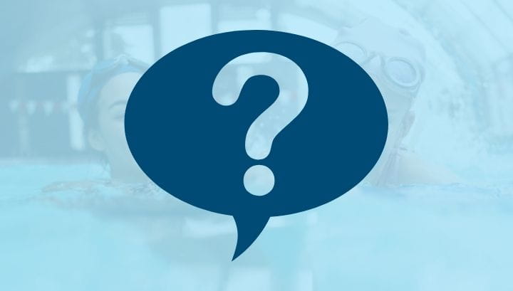 Icon of talking bubble with question mark in the middle