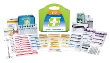 Education response kit with green hard case and contents