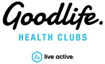 Goodlife Health Clubs live active logo