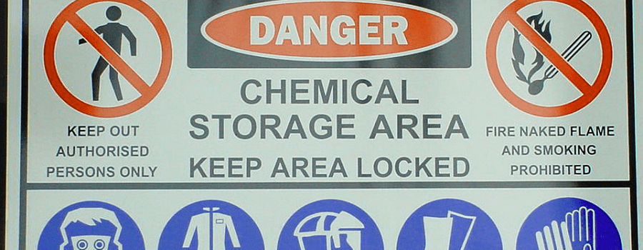 chemical signage