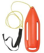 red torpedo buoy flotation device