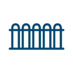 pool fence blue logo